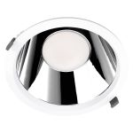 Ledvance LED Downlight Comfort UGR19 Aluminium 42W/36W/30W 5000lm/4200lm/3600lm 100D - 930-940 CCT | Utskärning   250mm - IP44 - Bästa Färgåtergivning