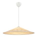 DFTP by Nordlux Hill 85 Pendellampa Textil och Metall Vit | Passande för 3x E27