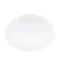 Eglo Vägg och Taklampa Frania-S Stål Vit 18W 1850lm - 840 Kallvit | IP44 