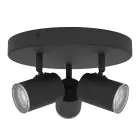 Eglo Tak Spot Consuma 1 Stål Svart | Passande för 3x GU10